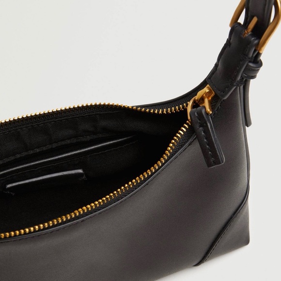 Mango Black Baguette Bag - Picture 5 of 7